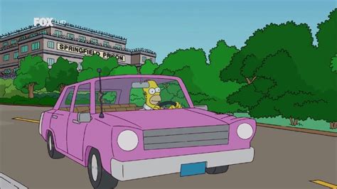 pink sedan simpsons.